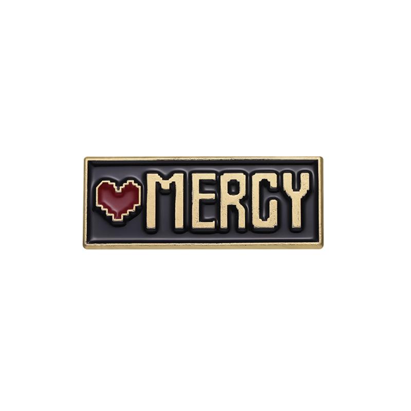Spille Smaltate Gioco Cartone Animato Cuore Rosso Mercy Undertale Gioco Azione Combattimento Oggetto Atto Sans Papyrus Spille Spilla da Bavero Gioielli Regali