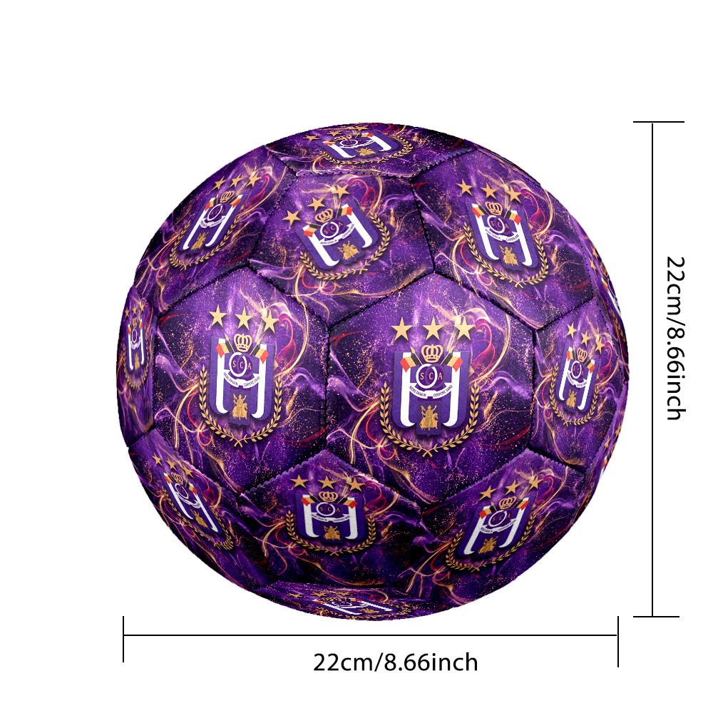 Anderlecht FC Size 5 Standard Football Durable Training Match Soccer Ball for Adult Outdoor Sports