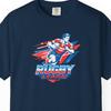 Rugby League Player Graphic T-shirt | Retro Sports Logo Tee