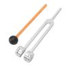 Tuning Fork with Hammer 128Hz Aluminum Alloy Portable Sensory Tuning Fork for SPA Yoga Meditation Relaxation