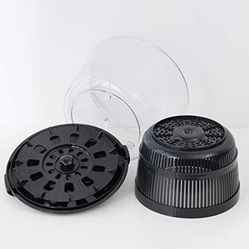 Pearl Metal Salad Spinner, Vegetable Drainer, Limited Edition, Black, BLKP, AZ-5085