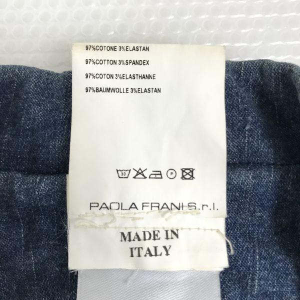 Paola Frani / Italy Made Denim Jacket / Blouson [Women’s 38 / M](USED)