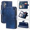 Retro Flip Leather Case For Samsung Galaxy S24 S23 FE S22 A05S A14 A15 A23 A24 A25 A34 A35 A54 A55 A73 Cards Holder Wallet Cover