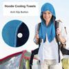 Super Saugfähiges Hoodie Kühlhandtuch Sporthandtuch Fitnessstudio Reise Camping Schwimmen Yoga Sport