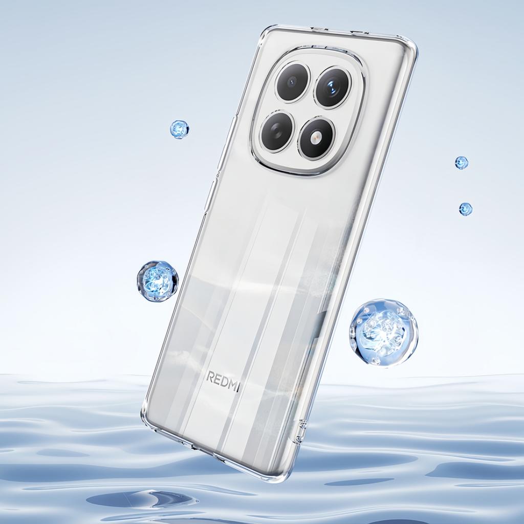 Transparent TPU Shockproof Protection Phone Case for Redmi Note15 4G/5G / Note15 Pro 4G/5G Note15 Pro Plus - Clear