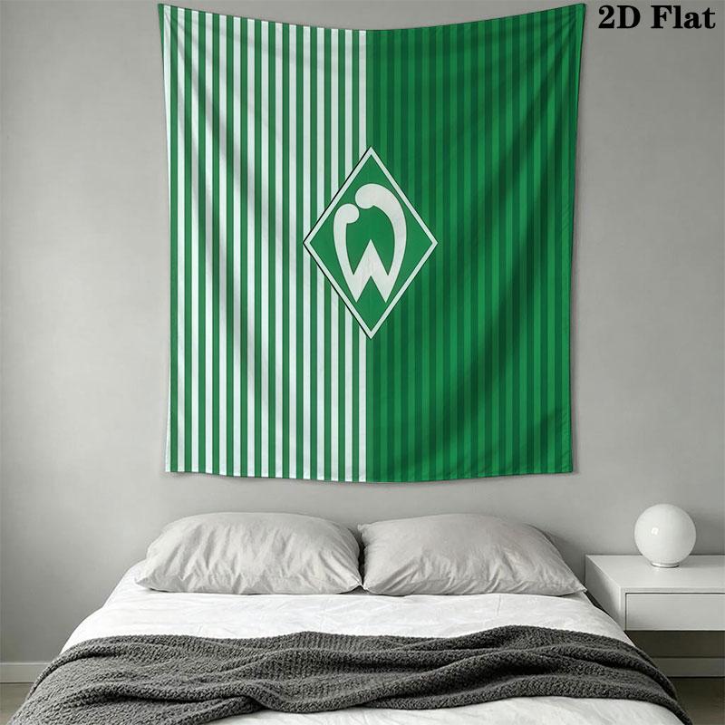 SV Werder Bremen Wandbehang Bedruckte Stoffdecke Dekorative Wandteppiche für Schlafzimmer Wohnzimmer Heimdekoration