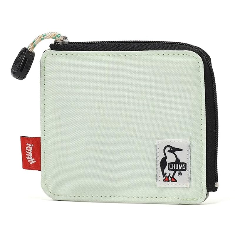 

[Chums] mens wallet Recycle L-Shaped Zip Wallet Pastel Green