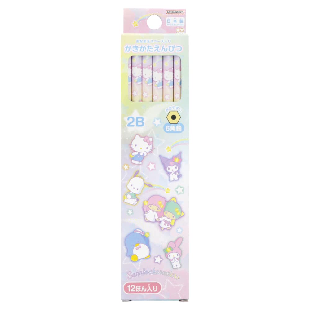 

Sunstar Stationery Sanrio Карандаши 2B 1 Дюжина Персонажи Sanrio S5018706