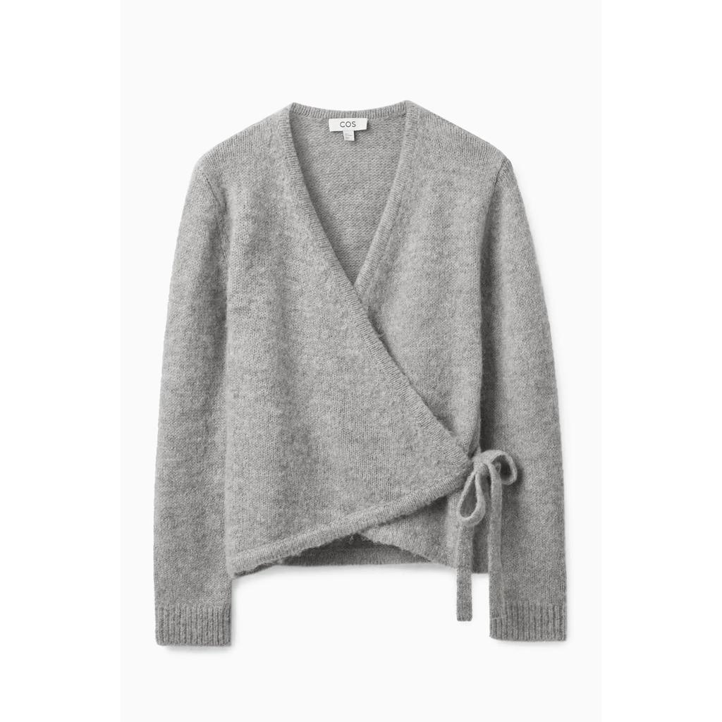 Ethereal Costume Cos Winter New Style of Ladies' Casual Fashion Standard Wool Blend Asymmetrical Cardigan