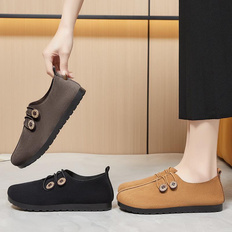 Shoes women's versatile spring new women's shoes soft sole not tired feet light fashion flat casual shoes