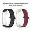 Kompatibelt Magnetiskt Dubbelfärgat Silikonarmband för Google Galaxy Fitbit Air PC-klockor