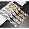 Small Shop Solid Stainless Steel Watch Strap, Universal Metal Watch Strap, Watch Accessories for Men and Women, 12mm, 13mm, 14mm, 15mm, 16mm, 17mm, 19