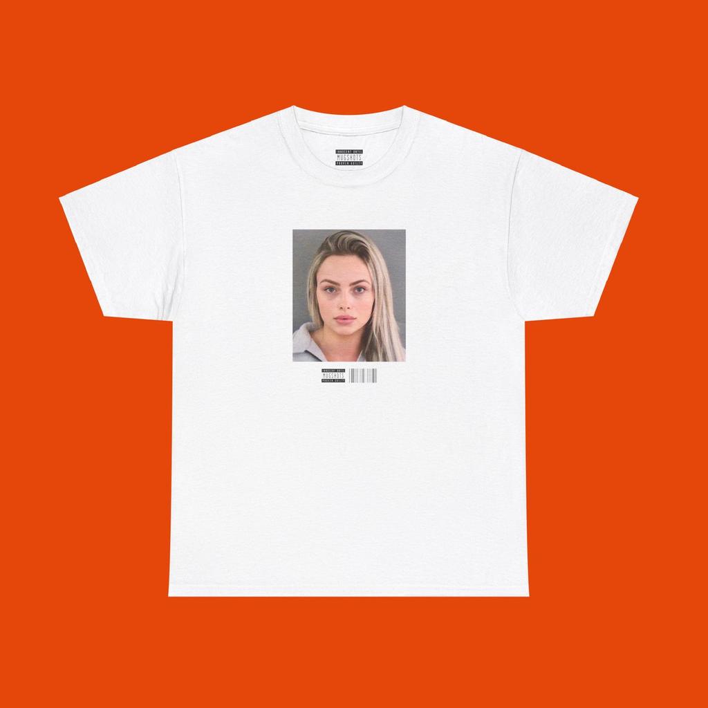 Maglietta Liv MORGAN mugshot | T-Shirt grafica wrestling Y2K | T-shirt outfit evento streetwear