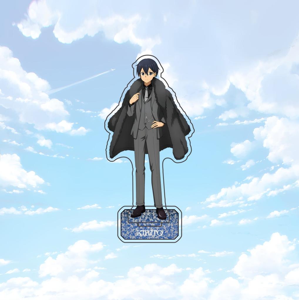 Anime Sword Art Online 15 cm Acrylic Standing Character Model Desktop Decoration Kirito Asuna Leafa Sinon Yuuki Alice Gift