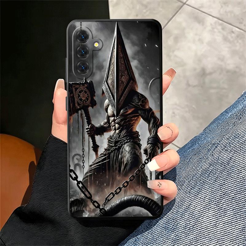 Silent Hill Horror Theme Soft Phone Case for Samsung A17 A37 A57 A16 A26 A36 A56 A15 A25 A35 A55 A14 A24 A34 A54 A13 A23 A33 A53