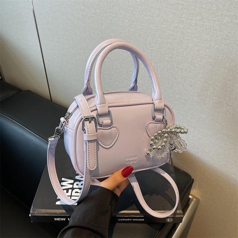Summer popular small bag women's new fashion versatile messenger bag high-end portable bowling bag