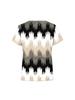 European and American Fashion Plus Size Women's Round Neck Casual Short-sleeved Tops