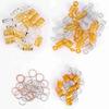 Dreadlock Hair Clips Hair Braid Loops 90pcs Hair Braid Rings Dreadlock Three ply Hair Clips Loops Decoration for Women & Girls