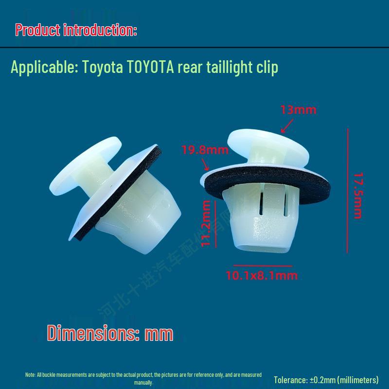 Ersatz Befestigungsschnalle für Rücklicht hinten für Toyota Prado/Lexus TOY81496-60010