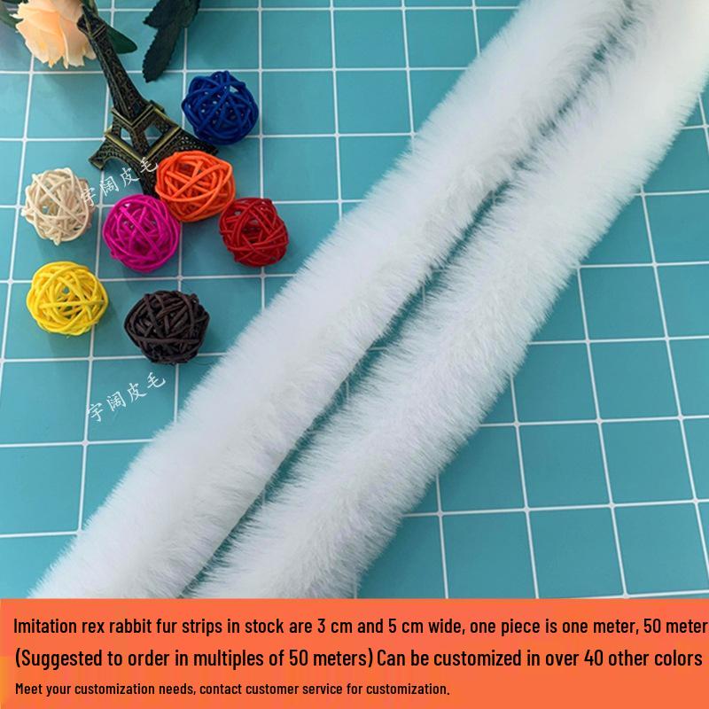 Imitation Rabbit and Mink Fur Strips: Autumn/Winter Cheongsam Accessories, Cuffs, Cape Trim