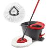 2-in-1 Turbo Microfibre Floor Mop Refill Head Easy Wring Clean Home Cleaning Accessory