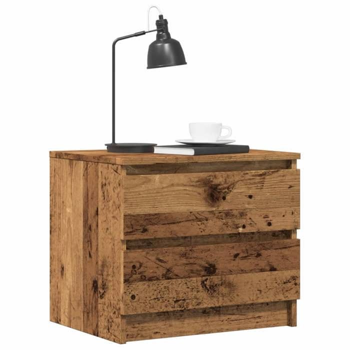 VidaXL Bedside Table Old Wood 50x40x43.5 Cm Engineered Wood, Bedside Cabinet, Side Cabinet, Nightstand, 856518