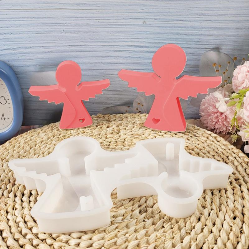 Angel Mold For Resin Reusable Silicone Molds Candle Making Molds Soft Silicone Easy Release Candle Molds For Coffee Table