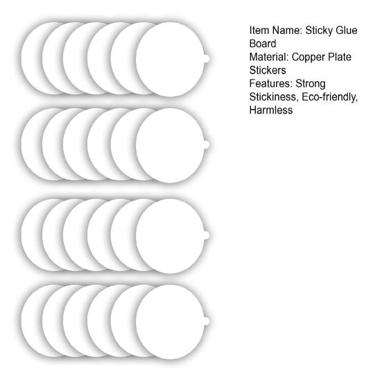 10 sztuk w 1 pudełku Pułapki na muchy Lepkie deski klejące Silna lepkość Muchówki Meszki Ćmy Lampa na komary Wymienne lepkie podkładki Zestaw