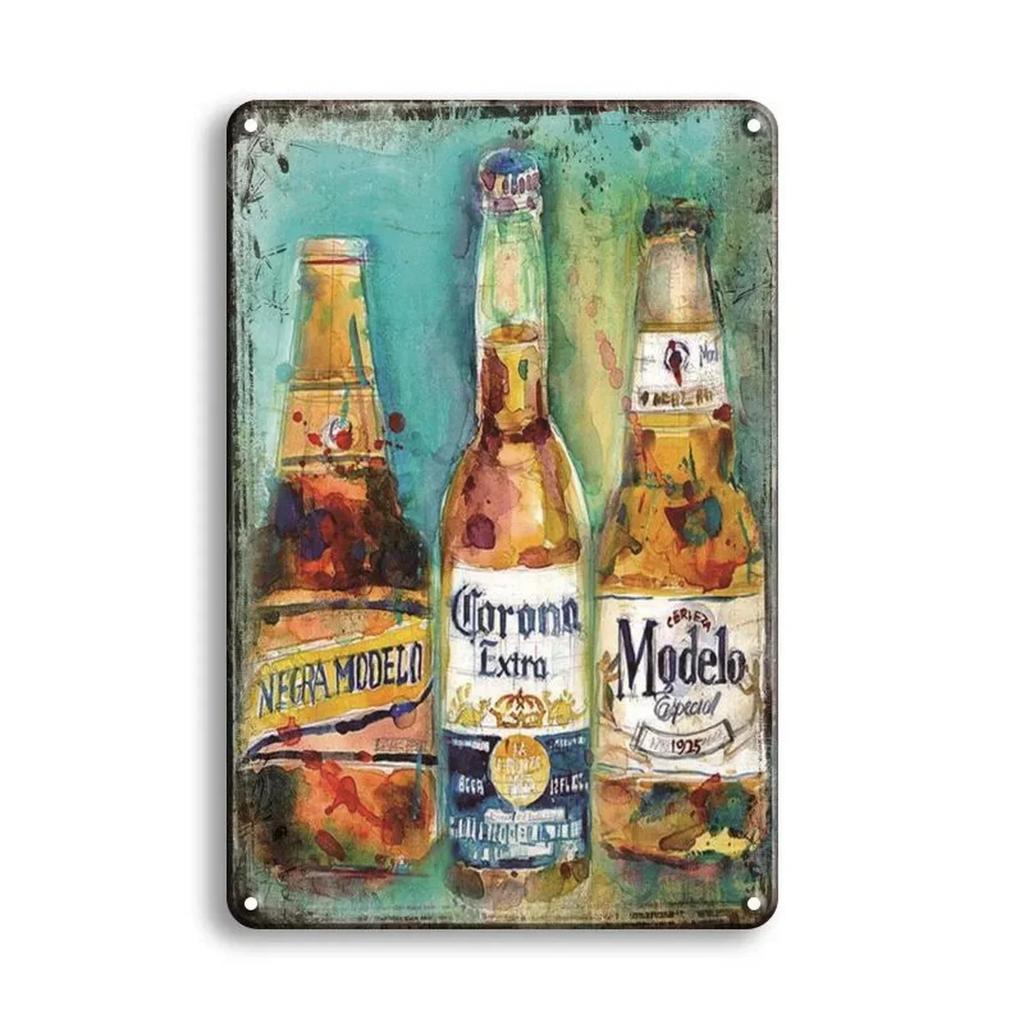 Vintage Metal Tin Sign Spam Hot Dogs Retro Wall Art for Man Cave Bar Decor