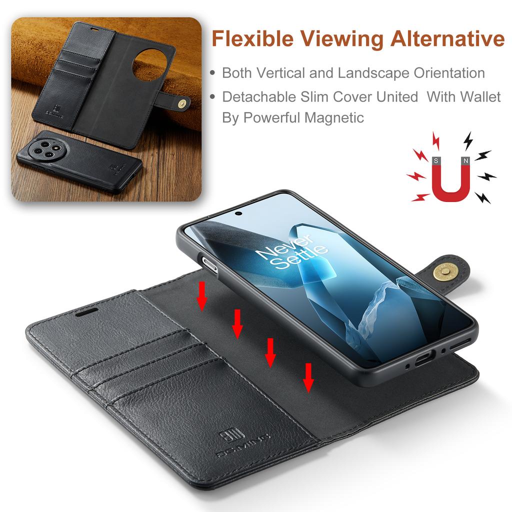 DG.MING для OnePlus 13 Чохол Знімний Чохол для телефону з роздільної шкіри