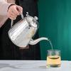 1Pc Thickened Stainless Steel Pineapple Pot With Filter, Tea Kettle, Coffee Pot, El Restaurant, Cold Water Pot, Induction Coo