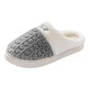 Women's Casual Versatile Plush Slippers Warm Thick Sole Wear Warm Cotton Slippers Womens Slippers with Bow