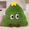 Soft Christmas Tree Plush Pillow Cute Christmas Throw Pillow Home Ornament Plush Pillow  New Year