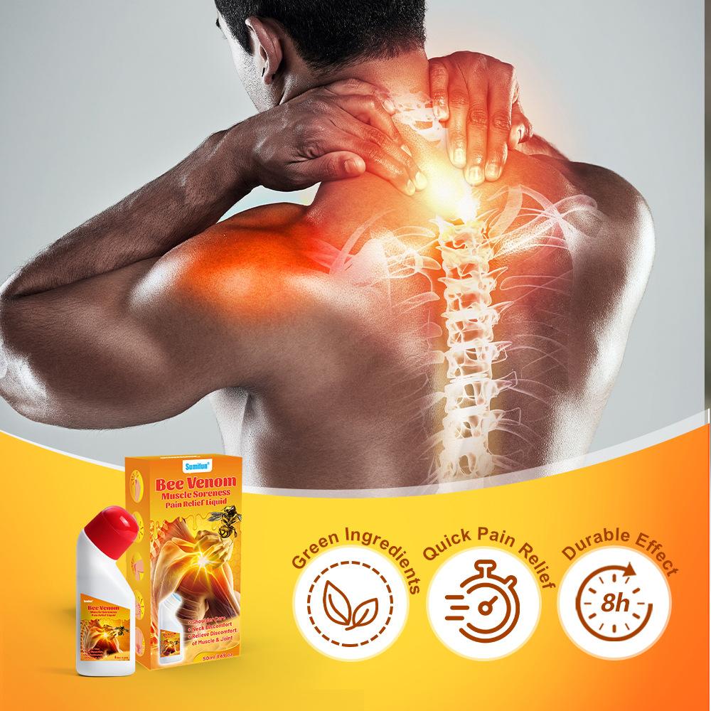 Sumifum 1 Pc Bee Joint Exhausted Relieved Ointment Spine Knee Shoulder Sport Injury Care Solution Bunion Herbal Spray.
