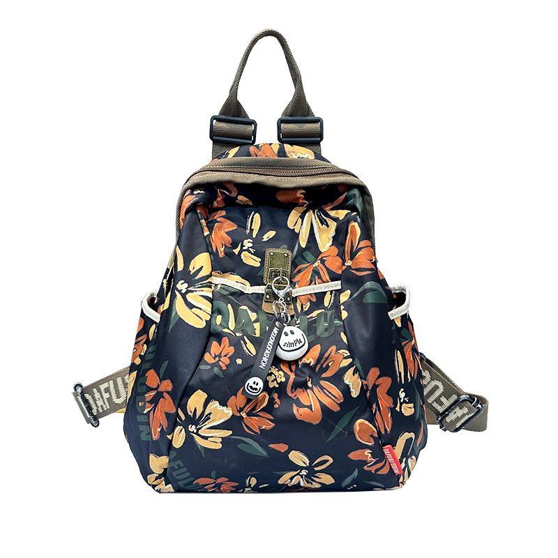 

Женский повседневный рюкзак из ткани Оксфорд с четырехлистным клевером на удачу Medium [Lucky Flower]]