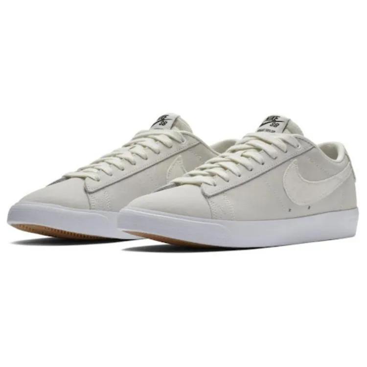 Nike Zoom Blazer Low GT SB 'Summit White' (Unisex) Summit White / Summit White-Obsidian Skate Shoes 704939 100