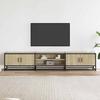 VidaXL TV Cabinet Sonoma Oak 210x35x41 Cm Engineered Wood, TV Stand, TV Buffet, Multimedia Cabinet, TV Bench, Furniture 3300781