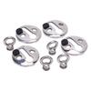 4PCS Boat Bumper Lock Clip Quick Release Polished Stainless Steel Boat Bumper Hangers Hook for Less