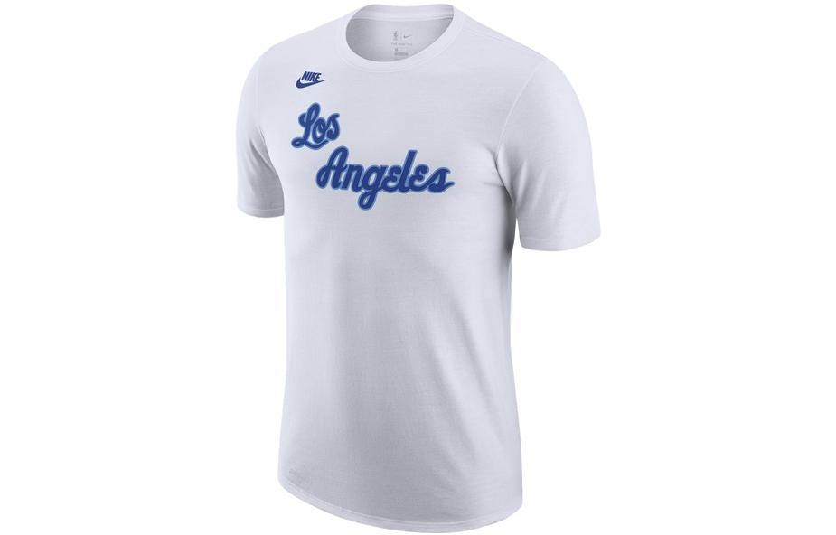 

Nike T Shirts Men s White Crew Neck Moderate Straight Fit CT9926-100 S