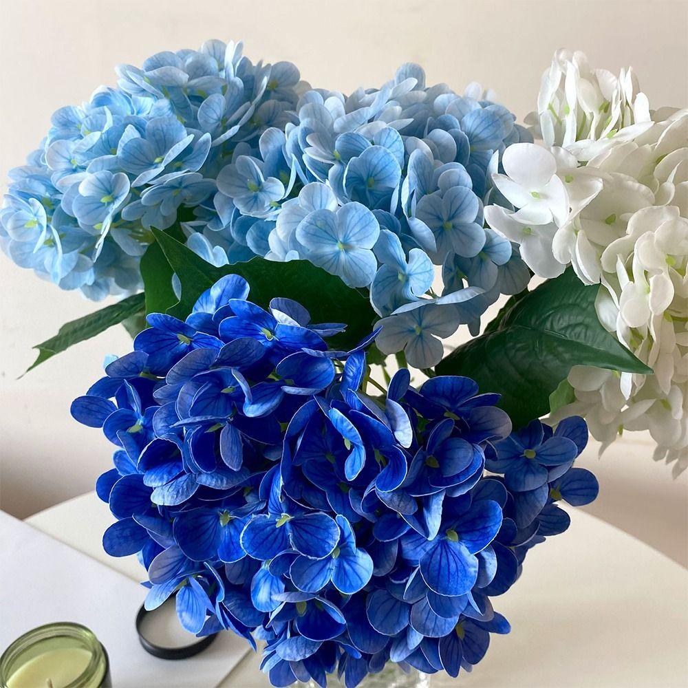 Silk Petal Artificial Hydrangea Flower DIY Floral Arrangement Simulation Flower Wedding Favor