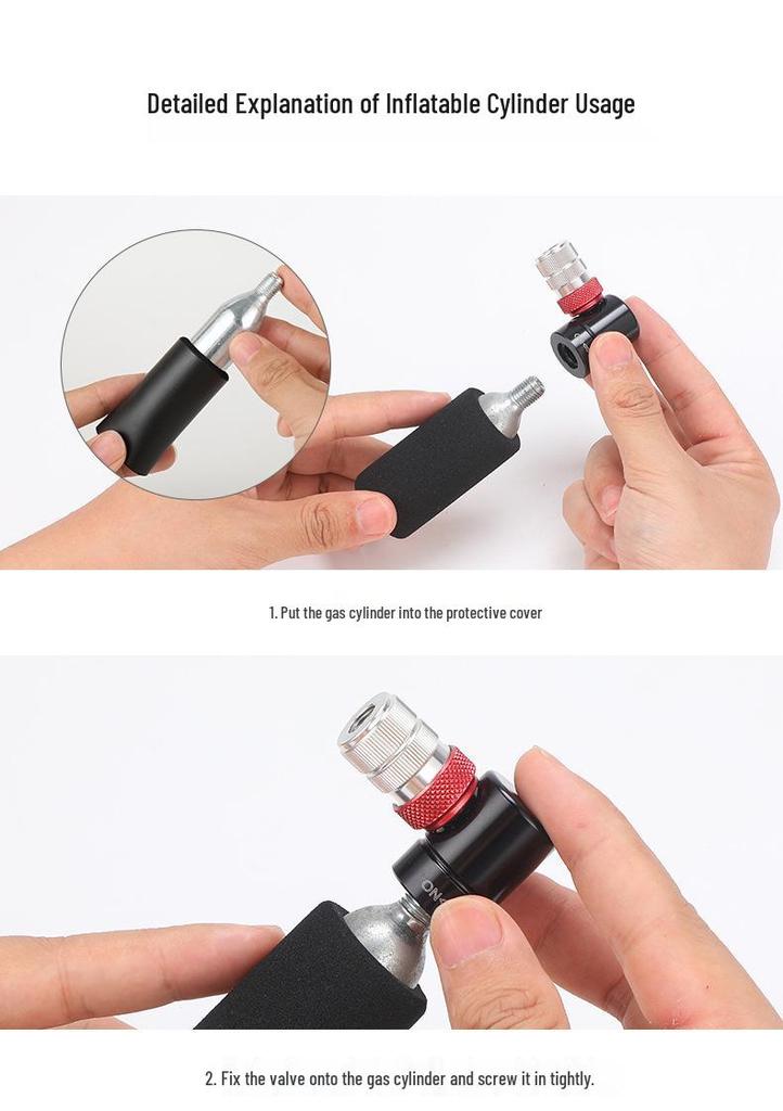 Portable High-Pressure Mini Bike Pump for Outdoor Cycling