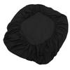 Fitted Sheet Washable Solid Color Bed Sheet Breathable Fitted Mattress Protector for Bedroom Black