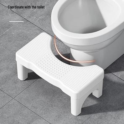 Ergonomic Anti-Slip Squatting Toilet Footstool