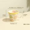Creative Exquisite Flowers Mugs Light Luxury Restaurants Afternoon Tea Ceramic Coffee Cups Casual Office Cute Water Cup Gifts