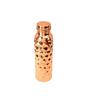 TreegoArt Pure Copper Water Bottle With Diamond Hammered Design Drinkware Storage Purpose For Home And Kitchen - 1 Liter