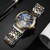 Fashion Men'S Watch, Simple Atmospheric Tourbillon Quartz Watch Fashion Business Steel Belt Watch