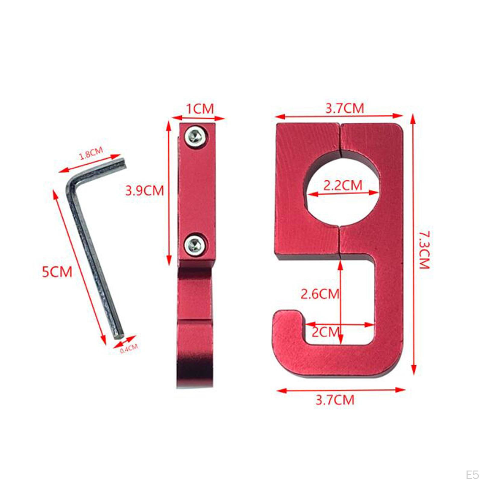 Руль с крючком для мотоцикла из алюминиевого сплава — фото 7