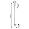 Lampe De Lecture À Pince - LED - GU10 5W - Dimmable - 400 Lumen - Blanc