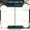 2026 Planner - 9" x 11", 2026 Weekly & Monthly Planner, JAN.2026 - DEC.2026, Large Calendar Planner 2026 with Sturdy Cover, Premium Paper, Twin-wire