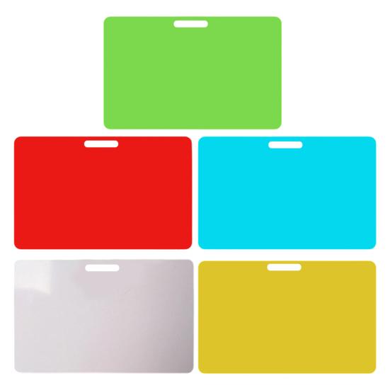

5PCS Badge Notepad Erasable Reusable Pad Easy Plastic Note to Write Portable B
